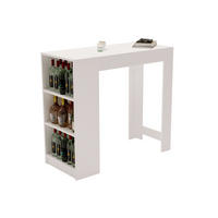 BARTISCH Weiß 103/50.5/115cm - Weiß, Holzwerkstoff (115/103/50.5cm) - CraftPAK