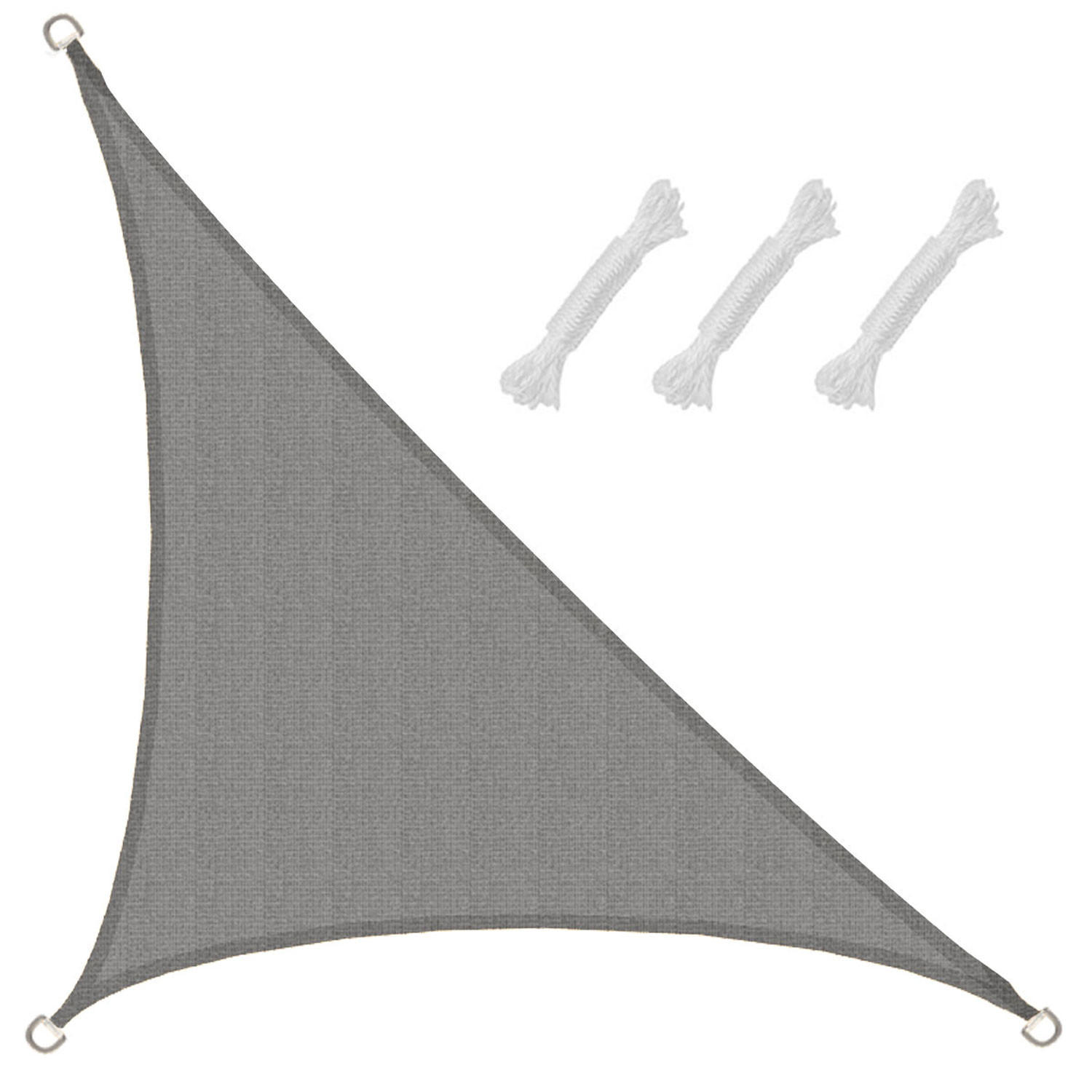 SONNENSEGEL Luftdurchlässig 350/250 cm Beige - Grau, Kunststoff (250/350cm) - Amanka