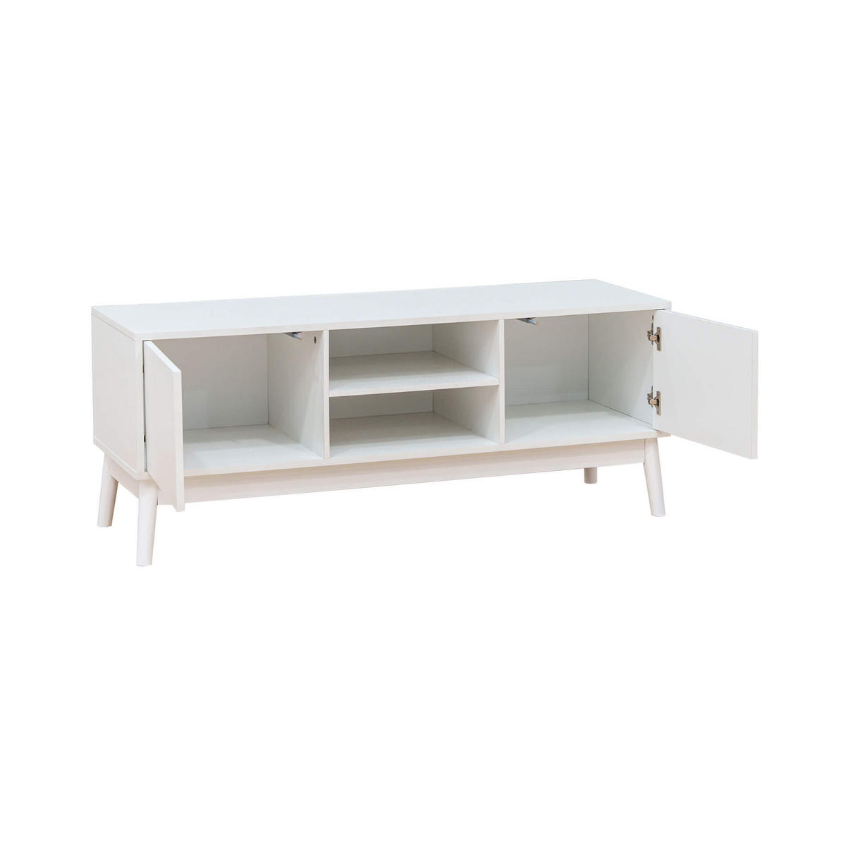 TV-SCHRANK Weiß 39,5/120/48 cm - Weiß, Holzwerkstoff (120/48/39.5cm) - Mobili Rebecca