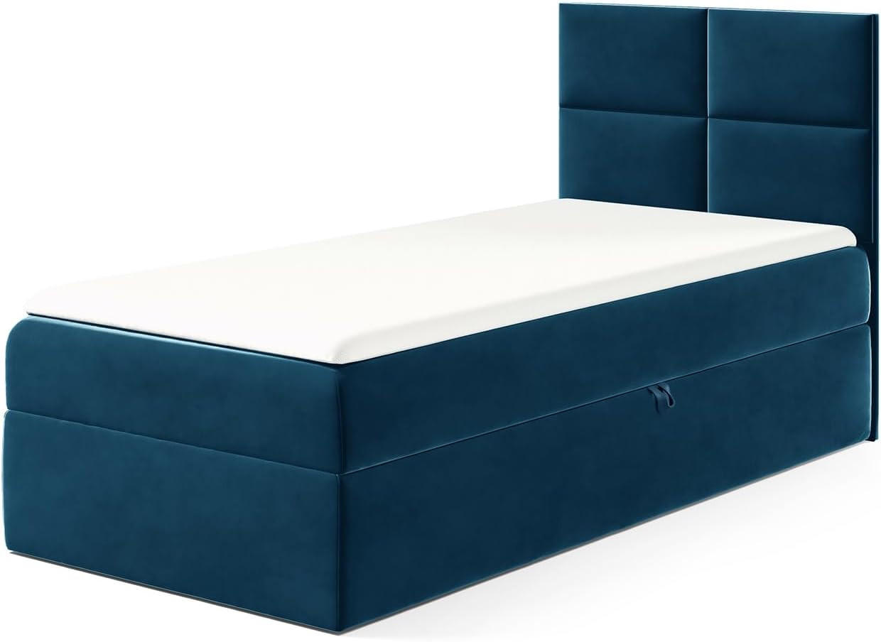 Meblini Kinderbett Dunkelblau 94x208 cm
