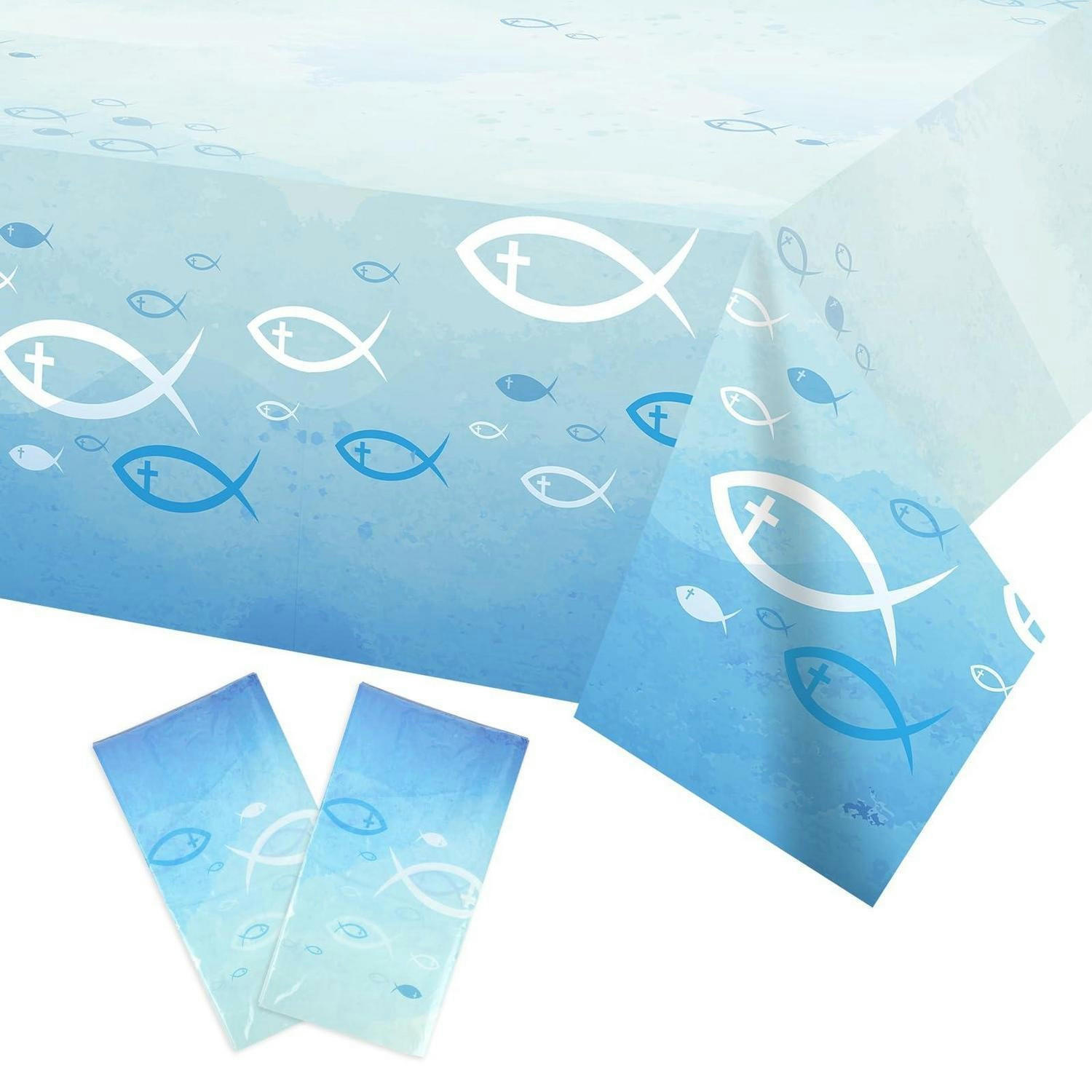 XXXLutz Tischdecke Blau 137x1.5x274 cm