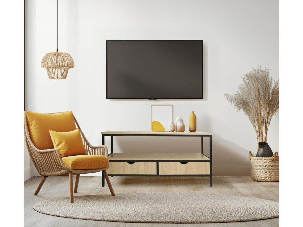 TV-MÖBEL Detroit Beige - Beige, Holz (113/55/40cm) - Habitat Garten