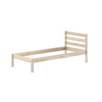 EINZELBETT Karolina Kiefer natur lackiert 90x200 Kinderzimmer - Kieferfarben, Holz (90/200cm) - 58aufmkessel