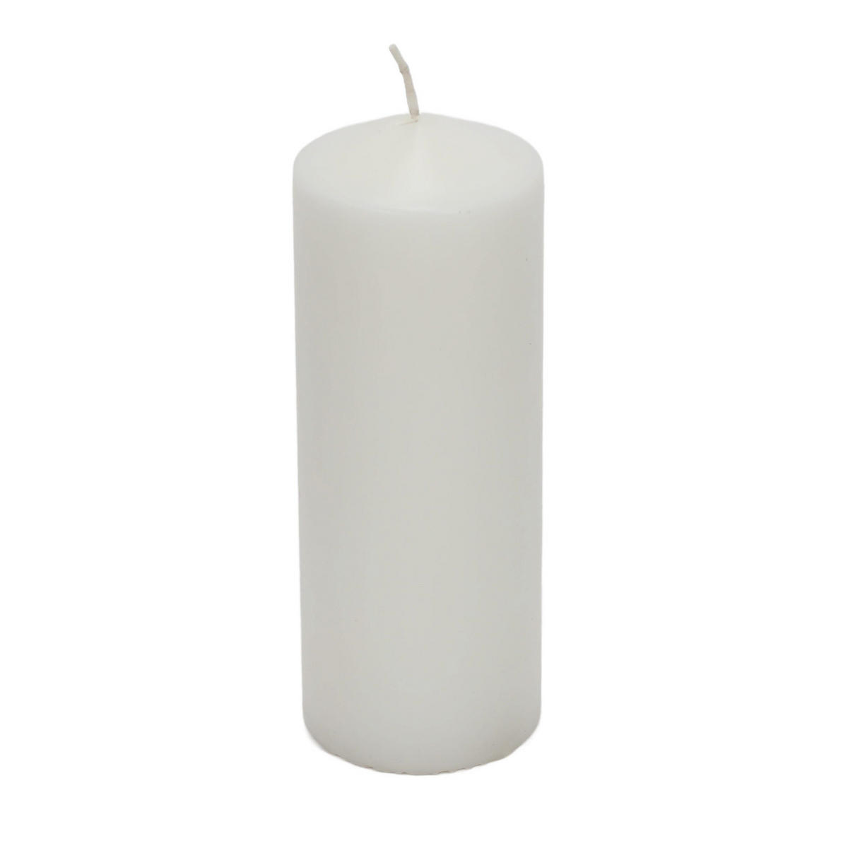 KERZE aus Paraffin 7/7/20 cm - Weiß, Paraffin (7/20/7cm) - Home Styling Collection