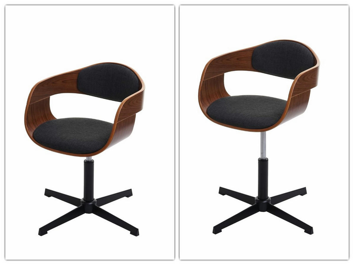 BÜROSTUHL Anthrazit - Anthrazit, Textil (64/83/64cm) - MCW