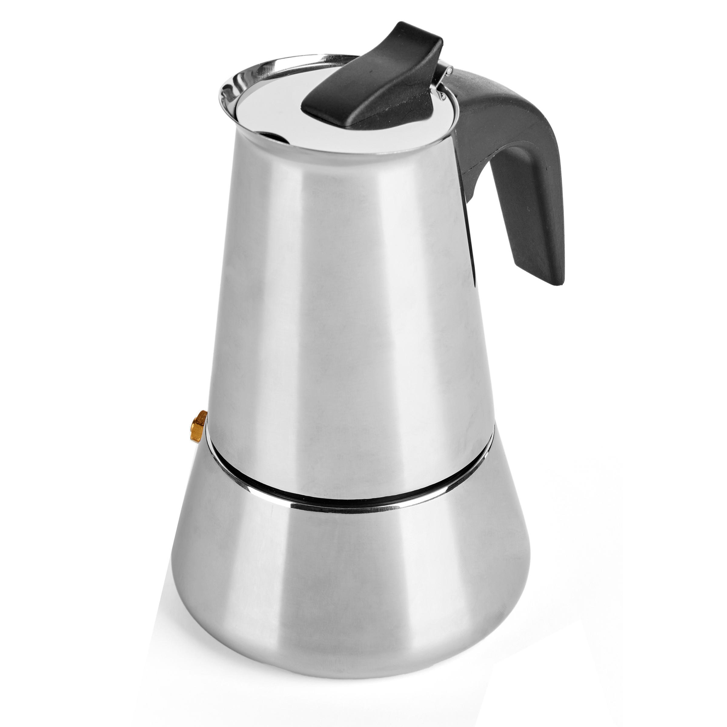ESPRESSOKOCHER Edelstahl Tomy Induktion - Silberfarben, Metall (10/17/12cm) - Kinvara