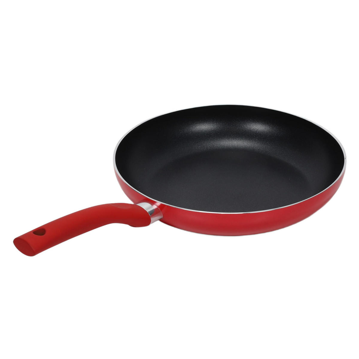EMAILLE-PFANNE Aluminium 28/28 cm - Rot, Metall (28cm) - Secret de Gourmet