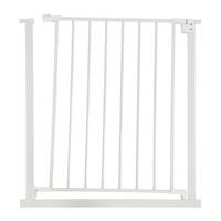 TREPPENSCHUTZGITTER - Weiß, Kunststoff/Metall (80/1cm) - Relaxdays