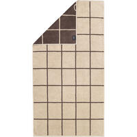 HANDTÜCHER PARK CHECK 6226 LEINEN - 33 - Beige, Textil (70/140cm) - Cawoe