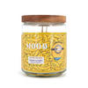 DUFTKERZE Minions - Gelb, Naturmaterialien/Glas (12.5cm)
