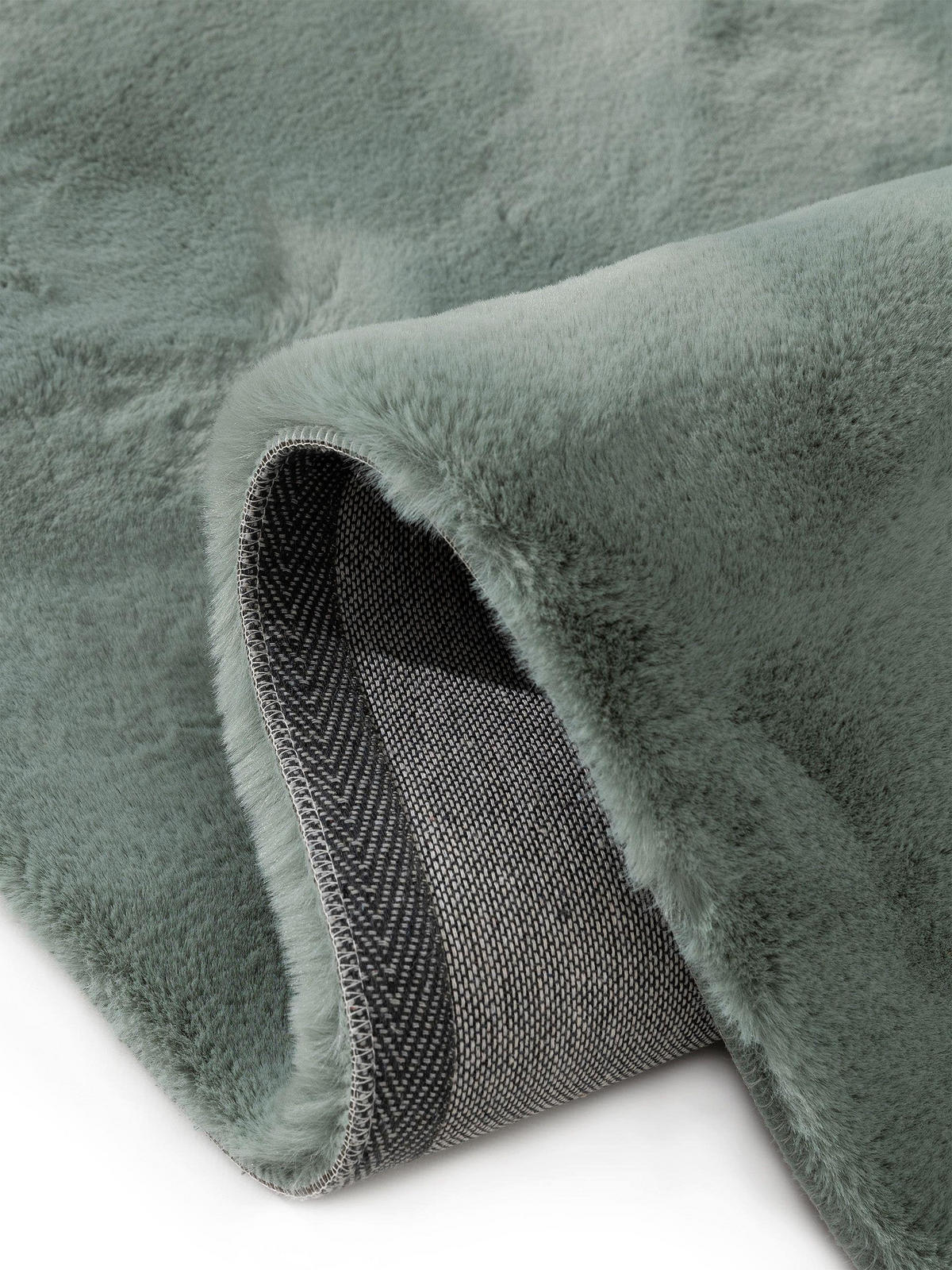 KUNSTFELL-TEPPICH Dave Mint 80x240 cm - Mintgrün, Textil (80/240cm) - benuta Nest