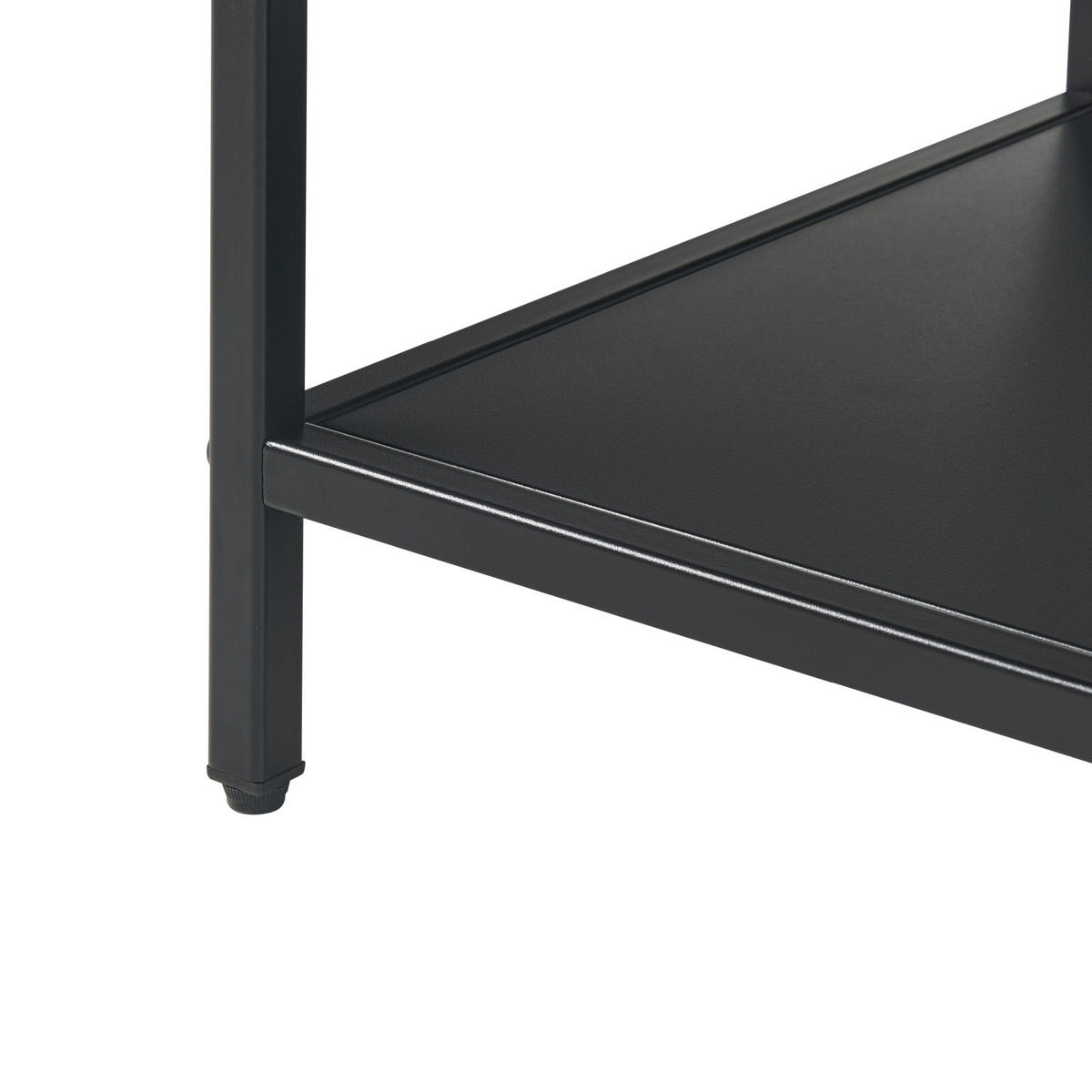 BÜCHERREGAL Reisjärvi - Schwarz, Metall (75/115/35cm) - [en.casa]