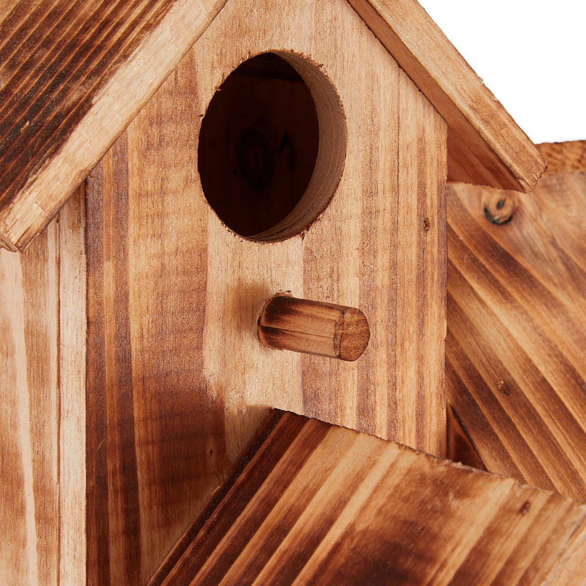 VOGELHAUS - Braun, Holz (20/34/19cm) - Relaxdays