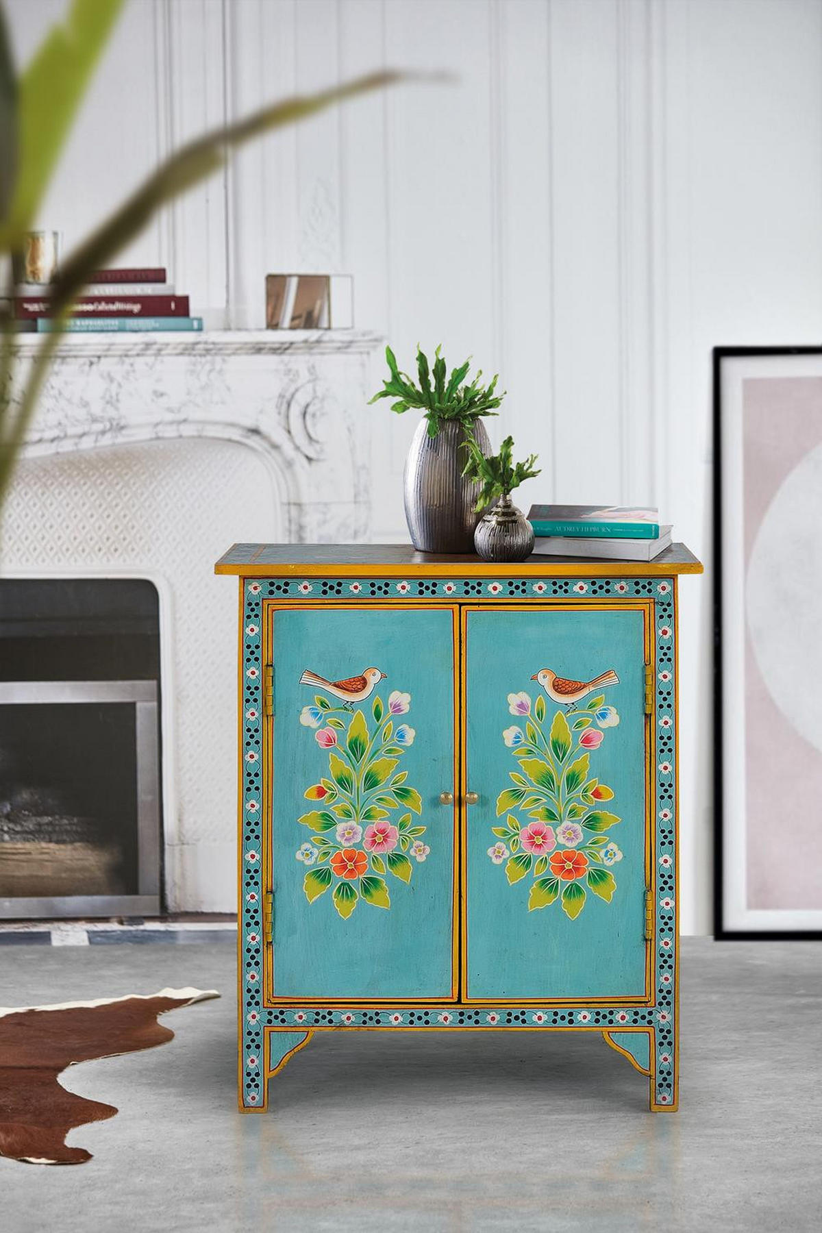 KOMMODE aus Mangoholz - Chromfarben, Holz (65/77/33cm) - Giner y Colomer