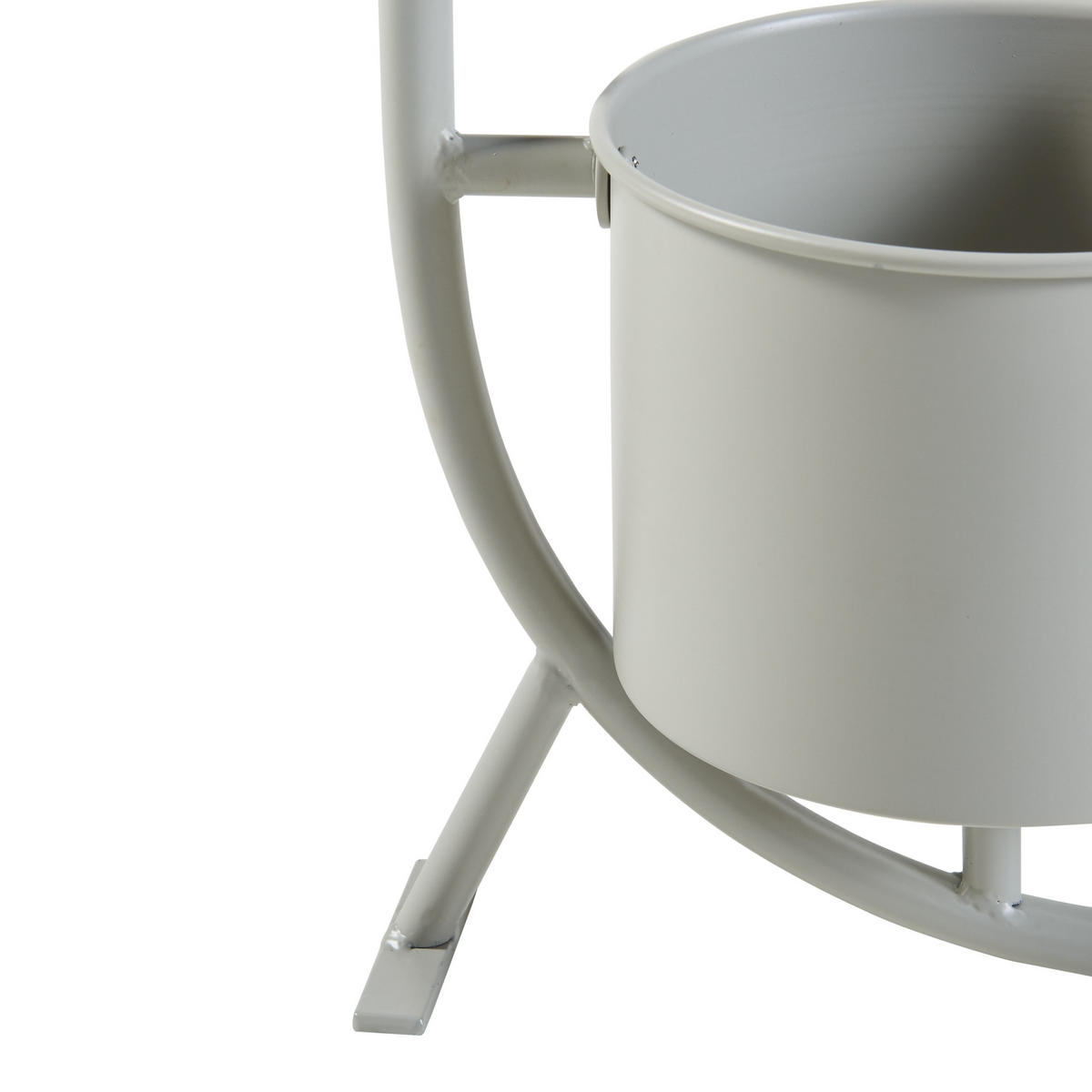 PFLANZENSTÄNDER Almelo - Hellgrau, Metall (18.5/63cm) - [en.casa]