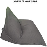 SITZSACKBEZUG Grau 130/110/50 cm - Grau, Textil (130/50/110cm) - Mobili Rebecca