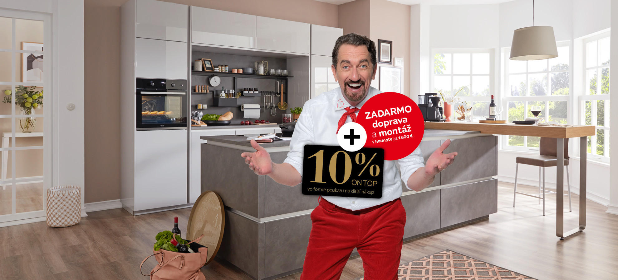 zľava 55 % na kuchyne + 10 % ON TOP