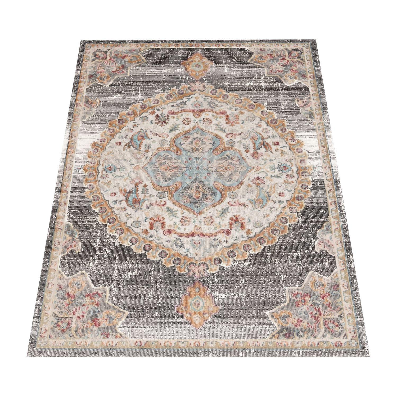 OUTDOOR-TEPPICH TORRES 279 GRAU 80X150 - Grau, Kunststoff (80/150cm) - Paco Home