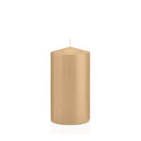 STUMPENKERZEN Sand Ø 78 x 150 mm, 8 Stück - Beige, Paraffin (8/15cm) - Wiedemann Kerzen