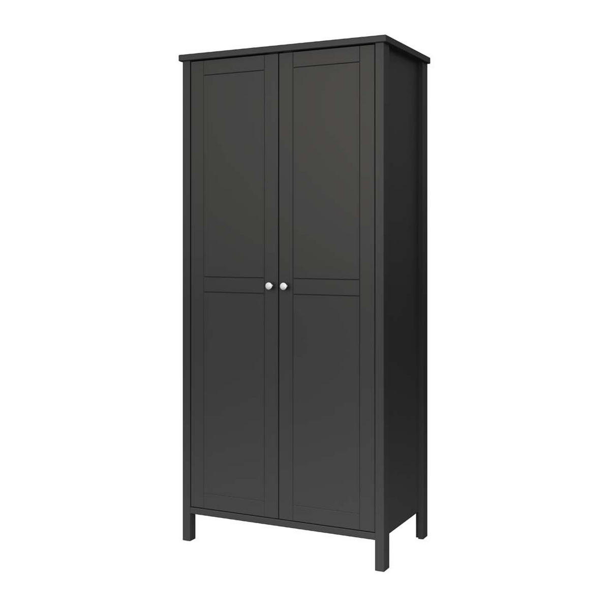 KLEIDERSCHRANK anthrazit - Anthrazit, Holzwerkstoff (89/195/50cm) - ebuy24