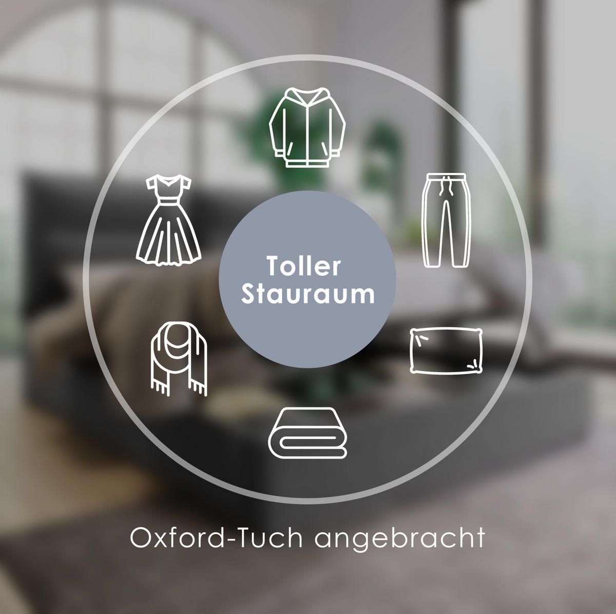 POLSTERBETT 140/200 cm Schwarz aus Samt mit Bettkasten - Schwarz, Textil (140/200cm) - OKMYHOME