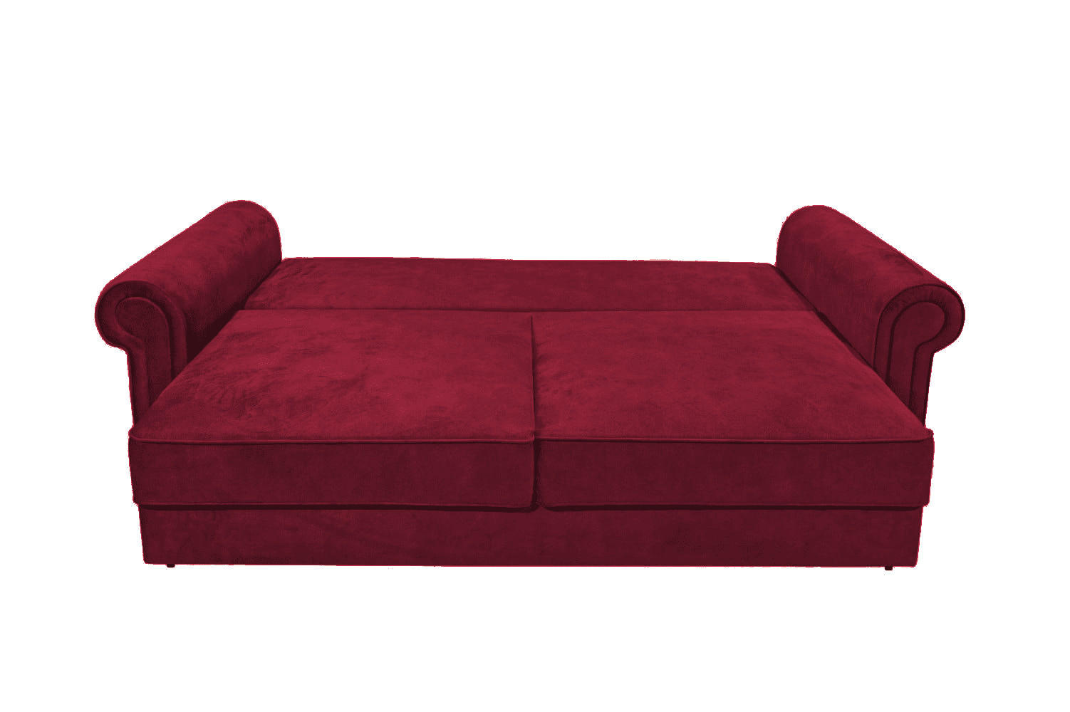 Thumbnail - ed exciting design 2-Sitzer, Weinrot, Textil, Echtholz, einzeln stellbar,Rechteckig, 252x102x115 cm, Wohnzimmer, Sofas &...