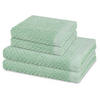FROTTIERSET Harmony 4-teilig - Hellgrün, Textil (50/100cm) - Ross