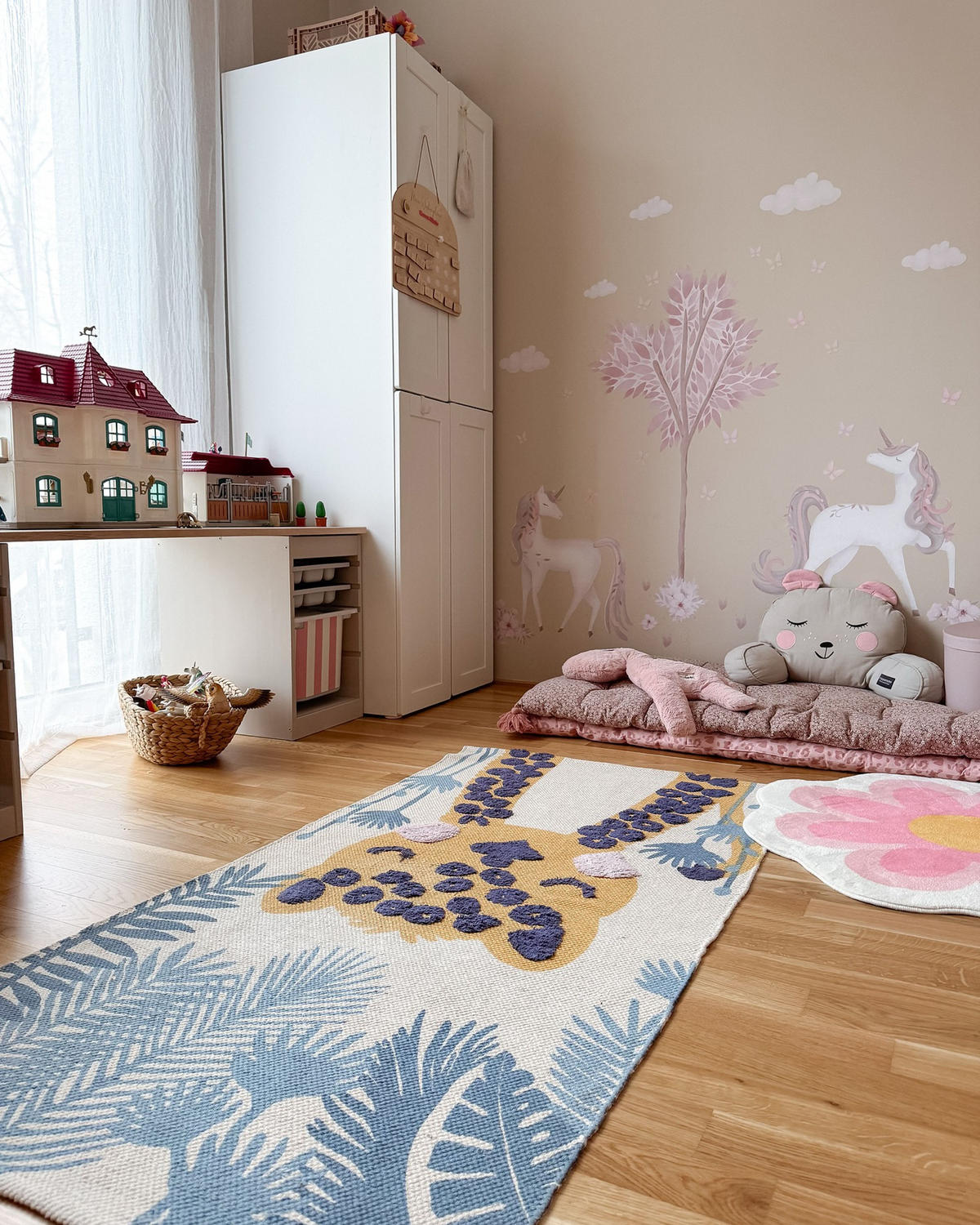 KURZFLOR-KINDERTEPPICH Luas 150/80 cm - Multicolor, Textil (80/150cm) - Beliani