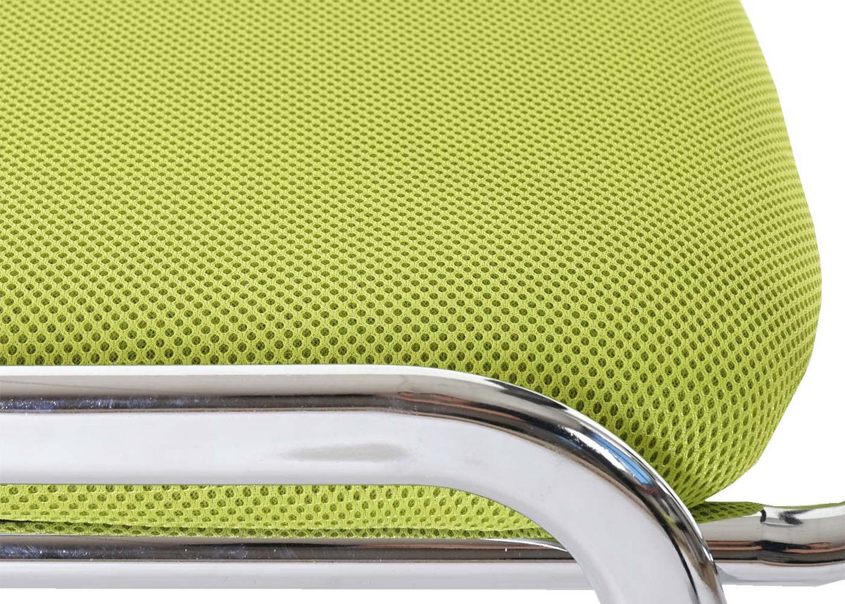 BESUCHERSTUHL Grün - Grün, Textil (49/83/58cm) - MCW