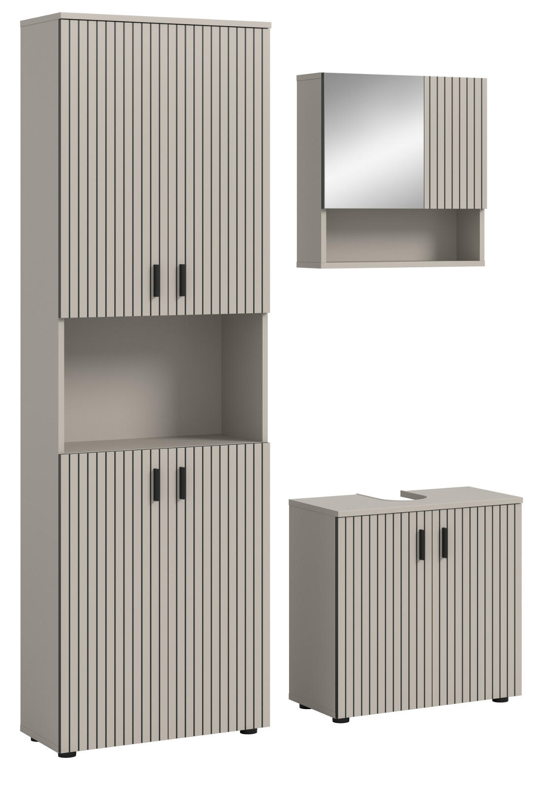 Inn.Furn Badmöbel-Set Kaschmir 135x192x30 cm
