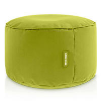 SITZSACK-HOCKER Pouf "Stay" 45x25cm - Grün, Textil (45/25/45cm) - Green Bean