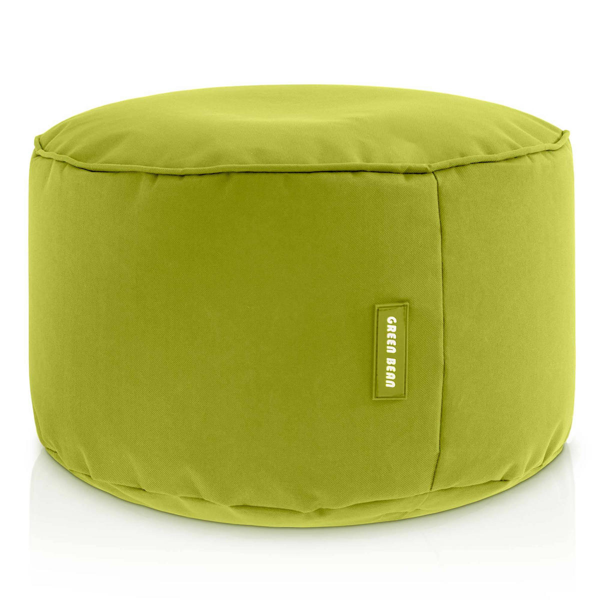 SITZSACK-HOCKER Pouf "Stay" 45x25cm - Grün, Textil (45/25/45cm) - Green Bean