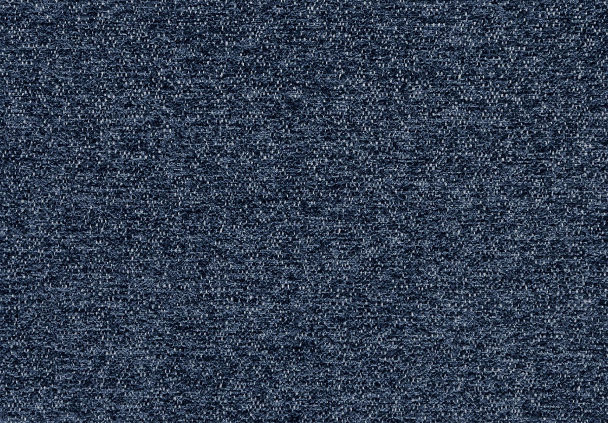 SOFA CALVERA 3-Sitzer, dunkelblau - Schwarz/Dunkelblau, Holzwerkstoff/Textil (204/79/106cm) - Courtois Laville