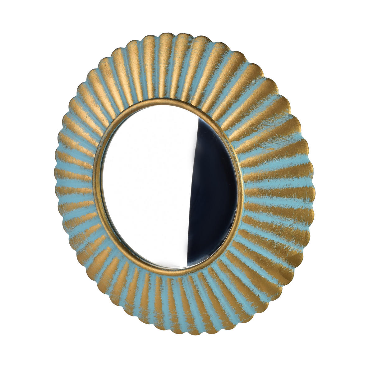 DEKOSPIEGEL Daz Türkis 40/40/3 cm Holz - Türkis, Holz (40/3/40cm) - Mondex