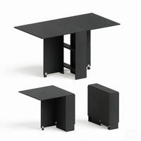 ESSTISCH 140/75/74 cm, Schwarz - Schwarz, Holzwerkstoff (140/75/74cm)