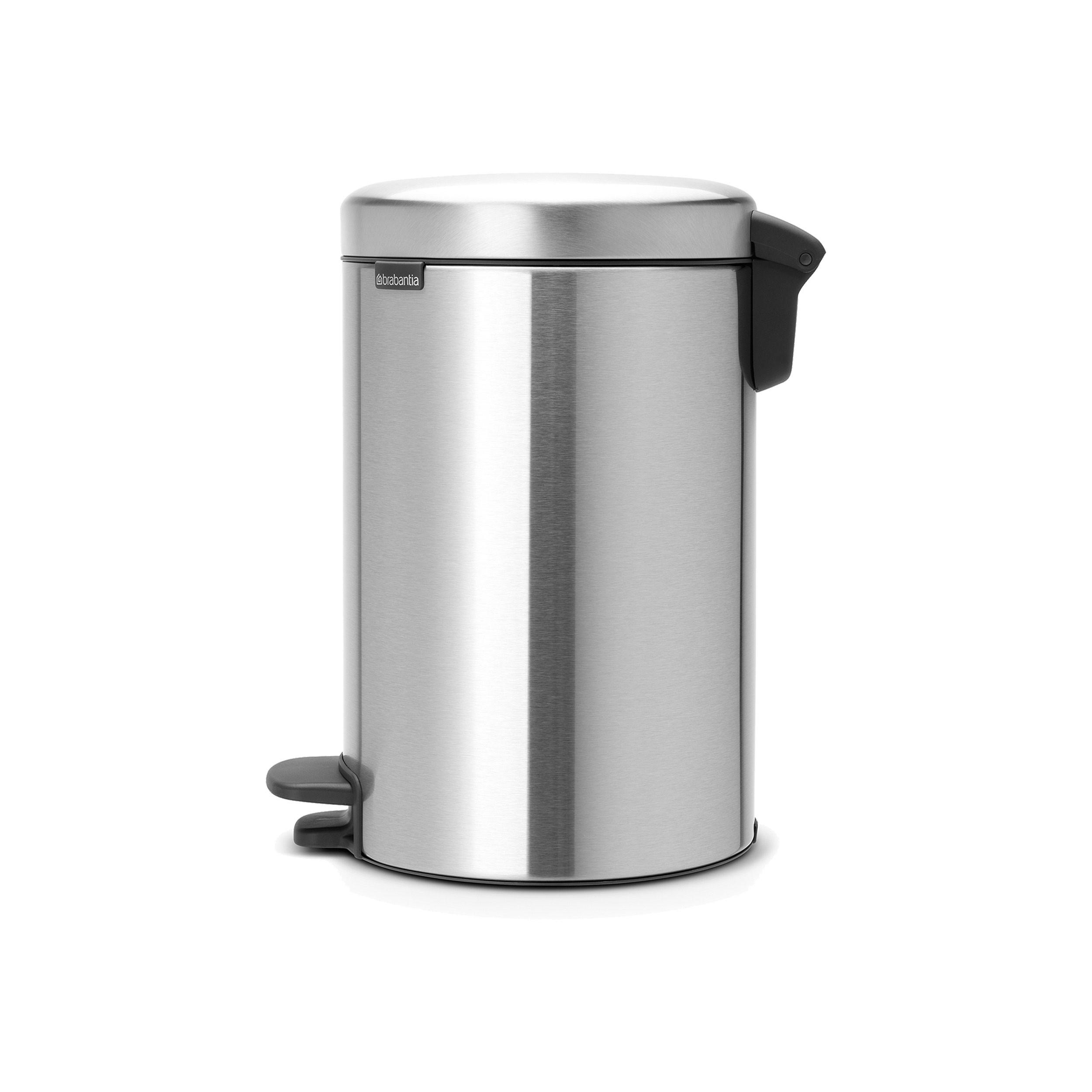 Brabantia Abfalleimer Silber 32x43x26 cm