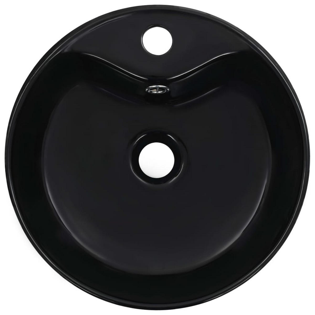 WASCHBECKEN Lamoureux 36/36/13 cm - Schwarz, Keramik (36/13/36cm) - Nettlife