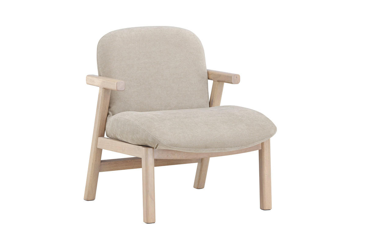SESSEL, Rile, Beige, Polyester, 67 x 74 x 77 cm - Beige, Textil (67/77/74cm) - ebuy24