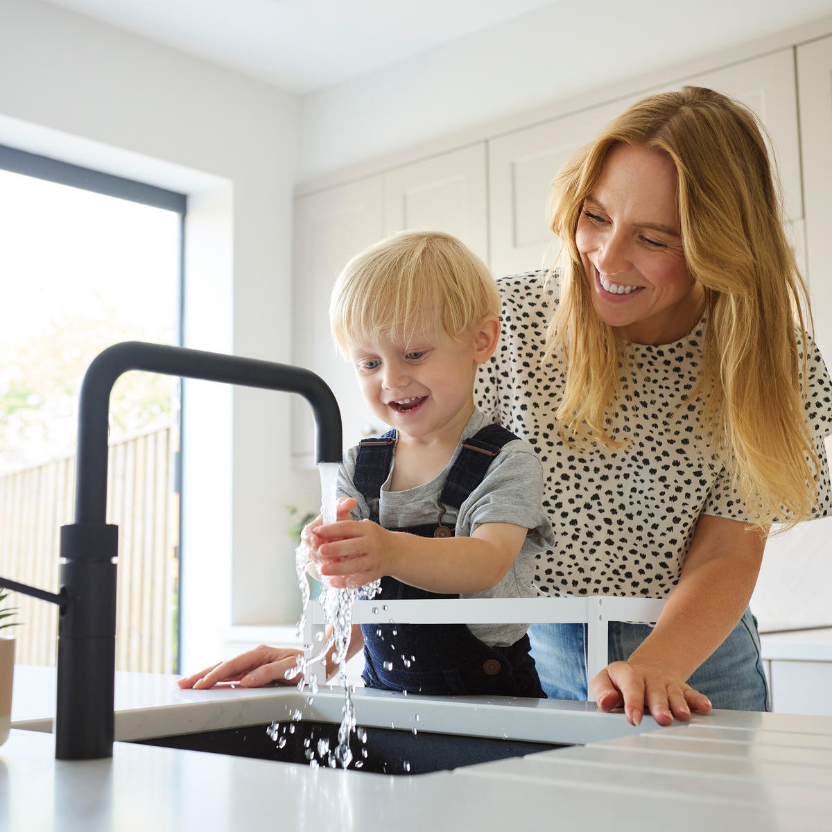 LERNTURM - Naturfarben, Holz (50/93/48.5cm) - Relaxdays