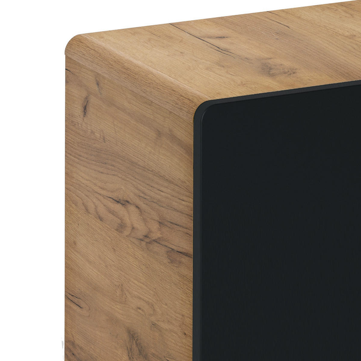 HOCHSCHRANK New-luton - Grau, Holzwerkstoff (35/170/32cm) - Lomado