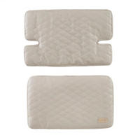 HOCHSTUHL-SITZVERKLEINERER 2-teilig Greyish gesteppt - Hellgrau, Textil (42/1.5/28cm) - Roba