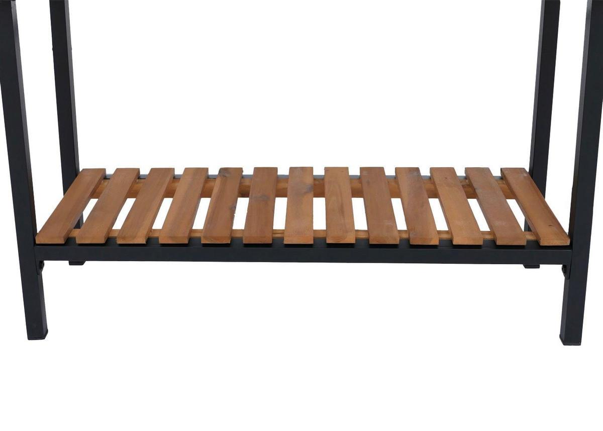 ZÁHONKA Hnědá - hnědá, dřevo (82/78/32cm) - MCW