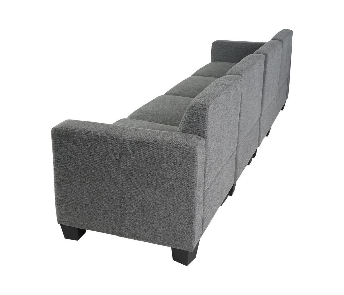 4-SITZER SOFA COUCH Grau - Grau, Textil (250/76/72cm) - MCW