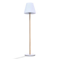 SOLARSTEHLEUCHTE STANDY hellbraun - Hellbraun, Metall (34/34/150cm) - Lumisky