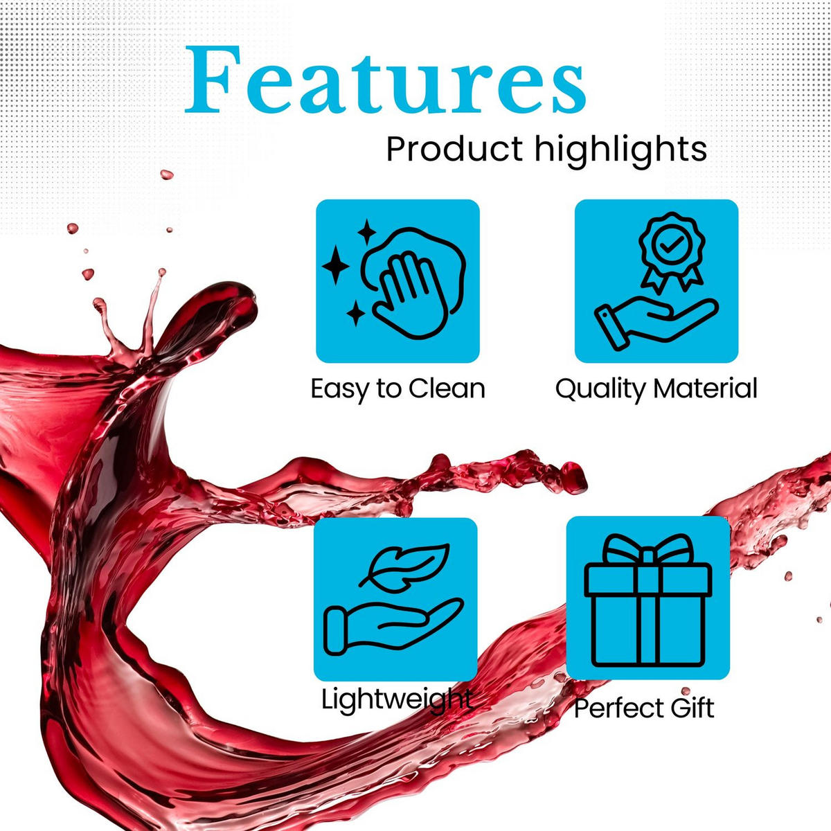 WEINGLAS-SET Edelstahl 400 ml (2er-Set) - Goldfarben, Metall (0.4L) - Intirilife