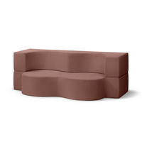 SOFA Kamelia Terracotta - Terracotta, Textil (200/70/100cm) - Pillovely