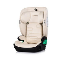 KINDERSITZ Patrol i-Size beige Isofix (100-150cm) Kopfstütze Getränkehalter - Beige, Kunststoff (44/58/51cm) - Chipolino