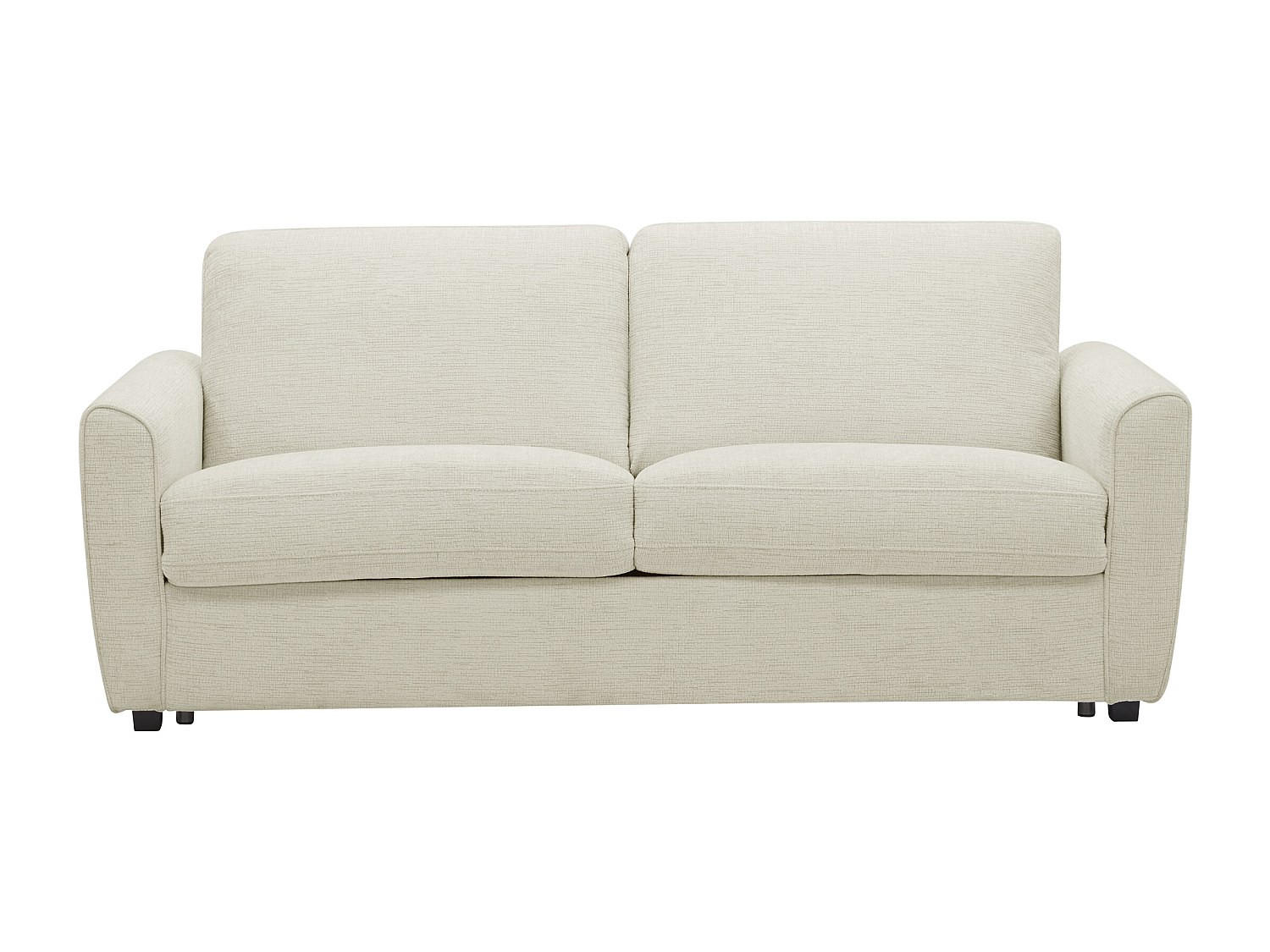 SCHLAFSOFA - 3 Personen - stoff - beige Scotimi - Beige, Textil (194/83/95cm) - Vente-Unique