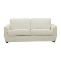 SCHLAFSOFA - 3 Personen - stoff - beige Scotimi - Beige, Textil (194/83/95cm) - Vente-Unique