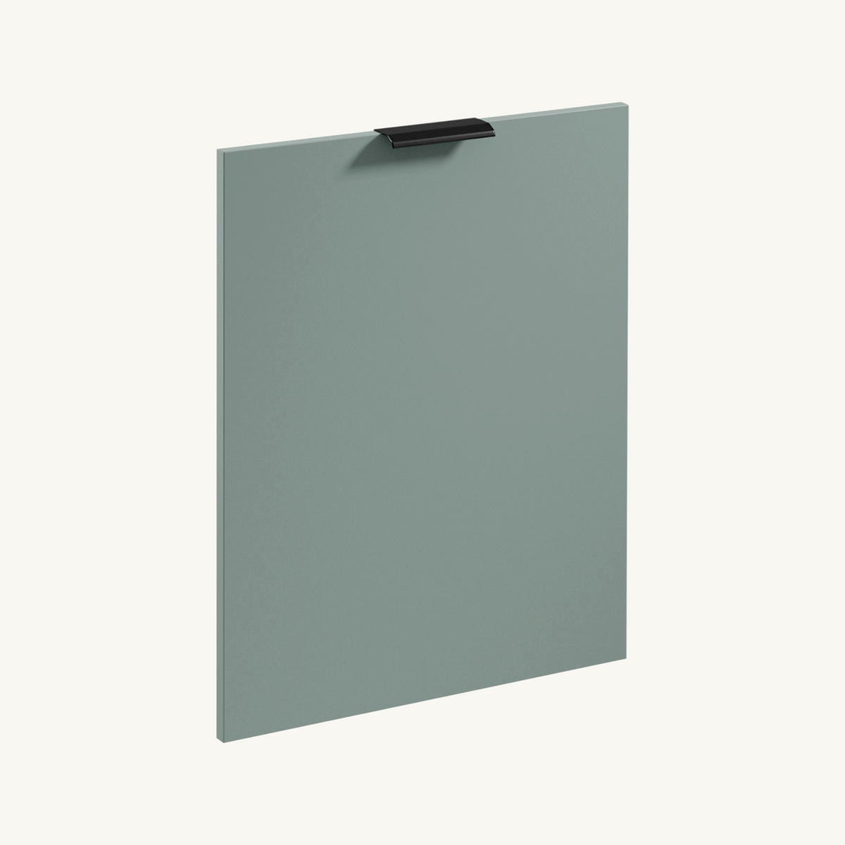 KÜCHENZEILE 240 cm Livaro – KU-S25 – Grün / Dunkle Eiche - Schwarz/Grün, Holzwerkstoff/Metall (240/247/60cm) - hi-markt
